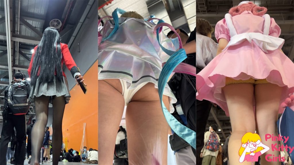 图片[2]-2023广州漫展抄底无水印完整版第1期[100V/4K/34.3G]-PinkyKitty Girls