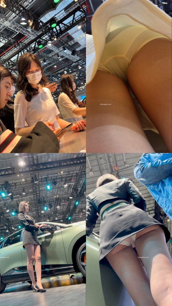 图片[2]-2023上海车展抄底美女长腿车模们的裙底完整版[60V/26.4G]-PinkyKitty Girls