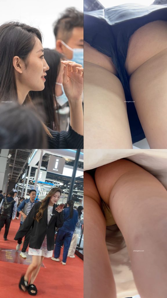 图片[3]-2023上海车展抄底美女长腿车模们的裙底完整版[60V/26.4G]-PinkyKitty Girls