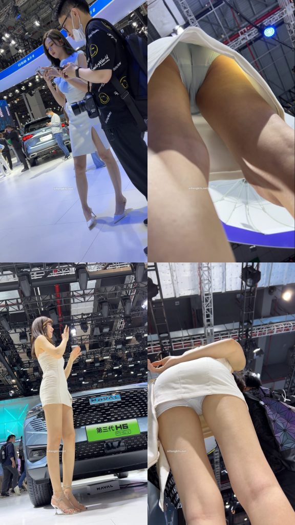 图片[1]-2023上海车展抄底美女长腿车模们的裙底完整版[60V/26.4G]-PinkyKitty Girls